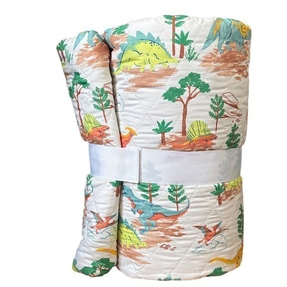 The Big One Kids Dinosaur Reversible Quilt Set Queen/Full & Full Sheets NWT - Picture 2 of 14